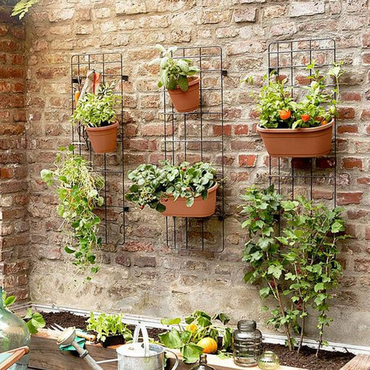 Väggspaljé My City Garden 110x36 cm, antracit