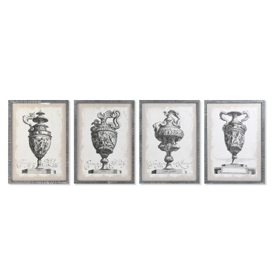 Tavla DKD Home Decor Vas (50 x 2 x 70 cm) (4 antal)