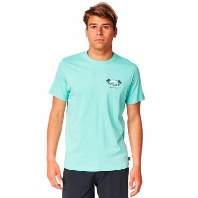 T-shirt med kortärm Herr Rip Curl FB Tee Aquamarine (Storlek: M)