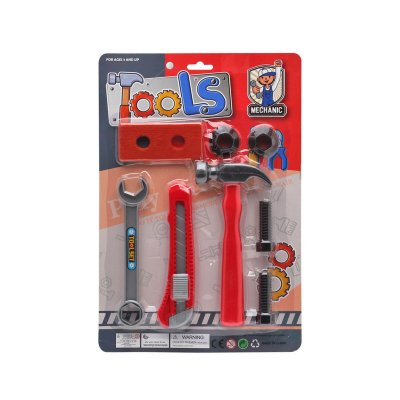 Verktygssats för barn Tools Mechanic 8 Delar