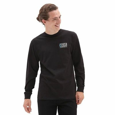 T-shirt med lång ärm Herr Vans Global Stack (Storlek: L)
