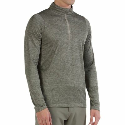 T-shirt med lång ärm Herr +8000 Abobe Oliv (Storlek: M)