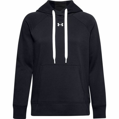 Tröja med huva Dam Under Armour Rival Fleece Marinblå (Storlek: S)