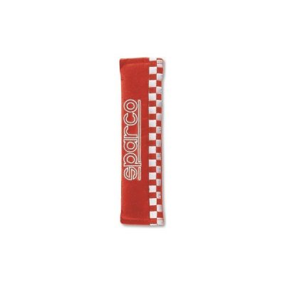 Dynor för säkerhetsbälte Sparco 01090S4 (2 uds) (Färg: Svart)