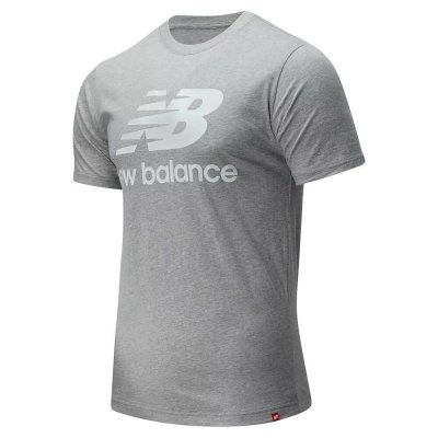 T-shirt med kortärm Herr New Balance MT01575 Grå (Storlek: S)