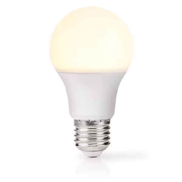 Nedis Frostad LED-lampa Varmvit E27, A60, 4.9W, 470lm, 2700K