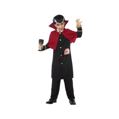 Maskeraddräkt för barn Vampyr Svart (2 pcs) (Storlek: 3-4 år)