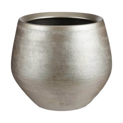 Kruka Mica Decorations Douro Rund Keramik Gyllene (Ø 29 x 25 cm)