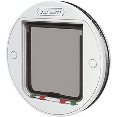 Dörr Pet Mate 28,3 cm Glas Rund Vit Kattlucka