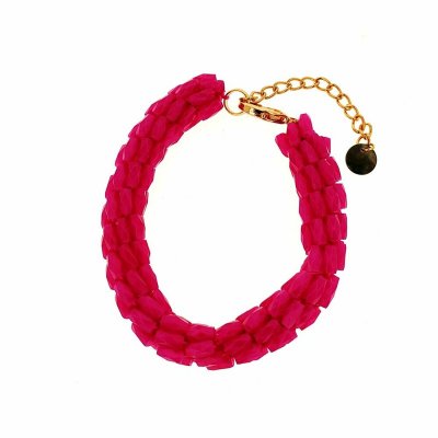 Damarmband Lola Casademunt Gyllene Fuchsia