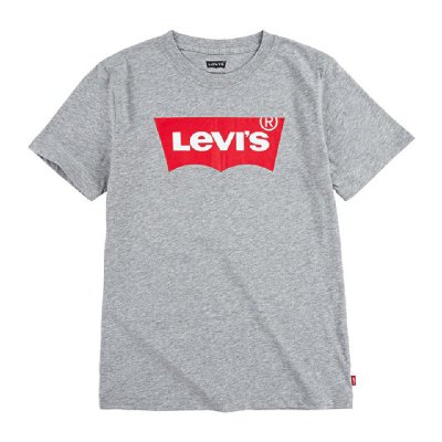 T-shirt med kortärm Barn Levi's Batwing Grå Ljusgrå (Storlek: 10 år)