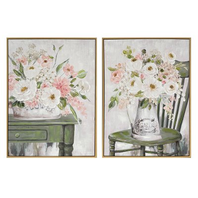 Tavla DKD Home Decor Vas (60 x 3,5 x 80 cm) (2 antal)