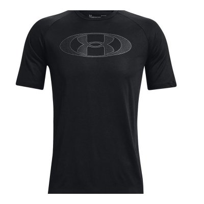 T-shirt med kortärm Under Armour TECH 2.0 LOCKERTAG Svart (Storlek: L)