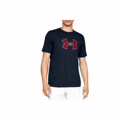 Sporttröja med ärmar Under Armour Marinblå (S)