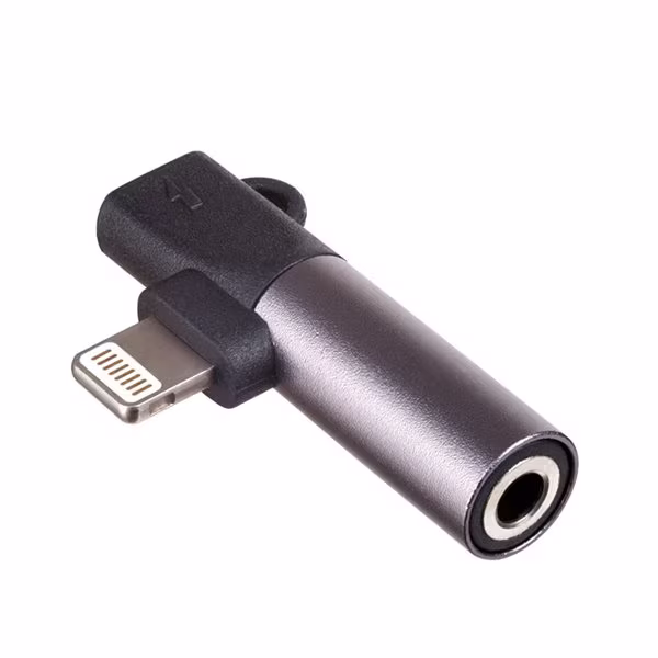Akyga Adapter Lightning-hane - Lightning-hona+ 3,5 mm-hona