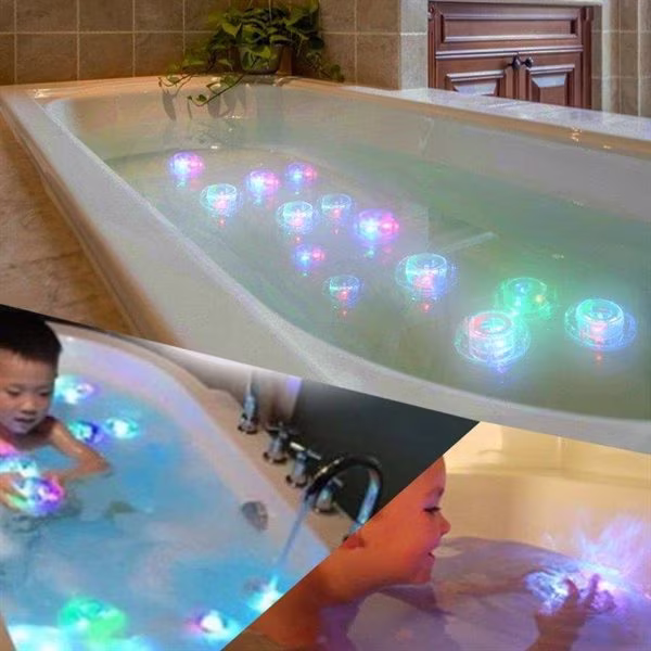 3-Pack Badkarslampa LED Flytande poollampa / Spa & Poolbelysning