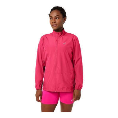Vattenavvisande jacka Dam Asics Core Fuchsia (Storlek: M)