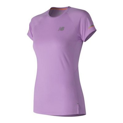 T-shirt med kortärm Dam ICE 2.0 WT81200VIG New Balance Purpur (Storlek: S)
