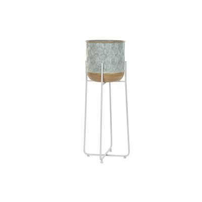 Kruka DKD Home Decor Metall Dvobarvna (28 x 28 x 75 cm)