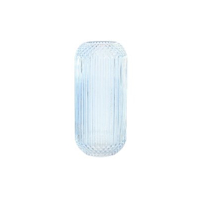 Vas DKD Home Decor Glas Blå (13 x 13 x 27 cm)
