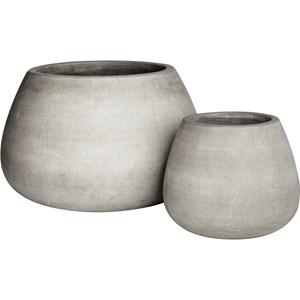 Kruka Granngården Fiberclay Låg, 2-pack