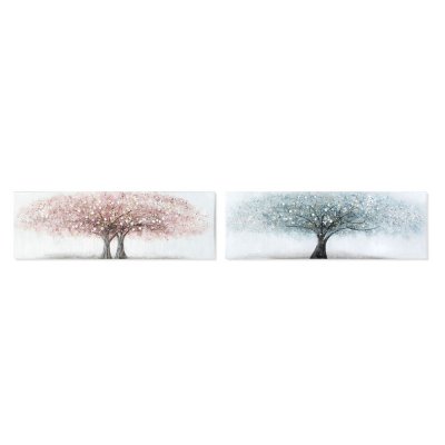 Tavla DKD Home Decor Träd (2 antal) (120 x 3 x 40 cm)