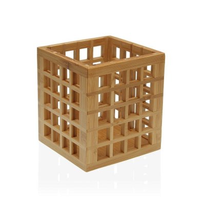 Kruka för köksredskap Versa Bambu (13 x 14,8 x 13 cm)