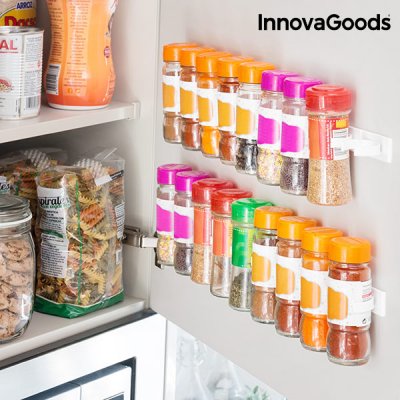 Självhäftande och organiserbar kryddhylla Spicer X20 InnovaGoods