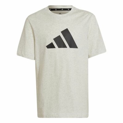 Barn T-shirt med kortärm Adidas Future Icons Grå (Storlek: 15-16 år)