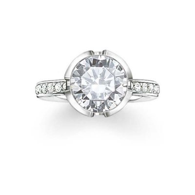 Damring Thomas Sabo TR2037-051-14 (Storlek: 52)