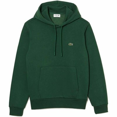 Tröja med huva Herr Lacoste Sweatshirt Grön (Storlek: 2XL)