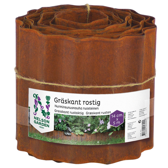 Gräskant rostig 14 cm x 5 m