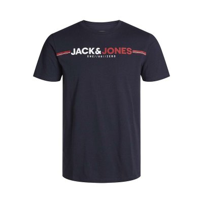 T-shirt med kortärm Herr JCOFREDERICK TEE SS Jack & Jones 22885 Marinblå (Storlek: XL)