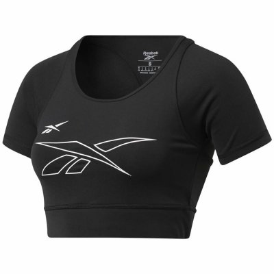 T-shirt med kortärm Dam Reebok Training MYT Svart (Storlek: S)