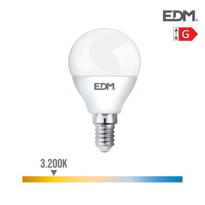 LED-lampa EDM A+ E14 6 W 500 lm (4,5 x 8,2 cm) (3200 K)