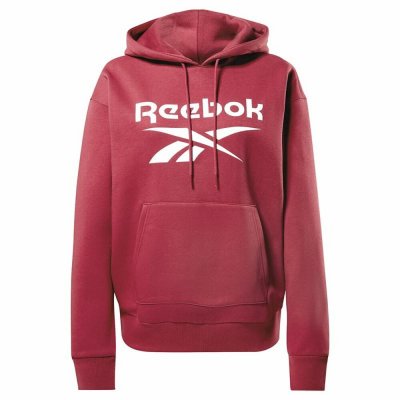 Tröja med huva Dam Reebok Identity Röd (Storlek: XS)