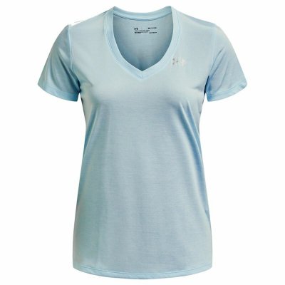 T-shirt med kortärm Dam Under Armour Tech Twist Ljusblå (Storlek: XS)