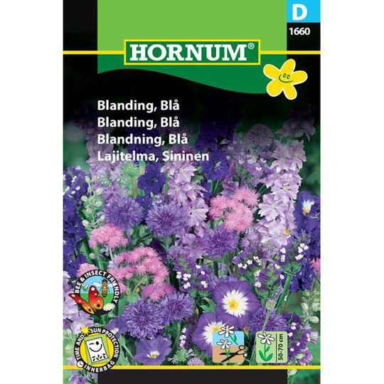 Blomstermix blå