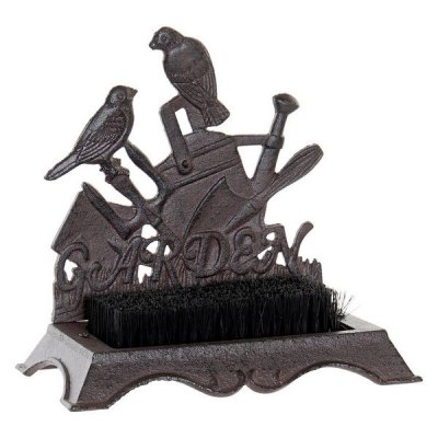 Borste DKD Home Decor Garden Järn