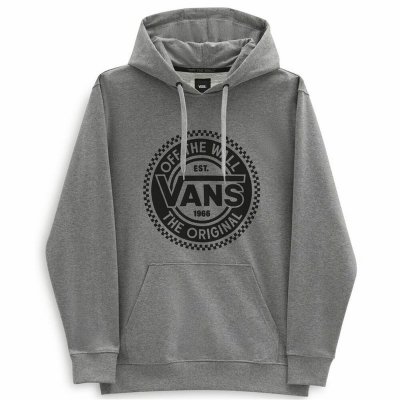 Tröja med huva Herr Vans Big Chest Lock Up Ljusgrå (Storlek: M)