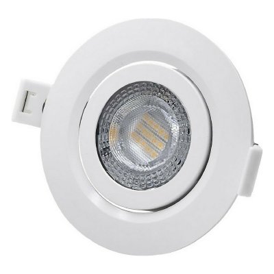 LED-lampa EDM Inbäddningsbar Vit 9 W 806 lm (6400 K) (9 x 2,7 cm)