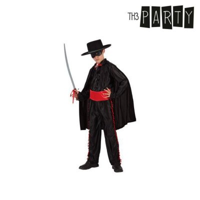 Maskeraddräkt för barn Zorro (Storlek: 7-9 år)