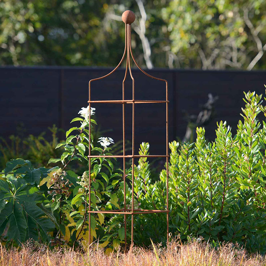 Spaljé Vintage Square Wire Obelisks, rost