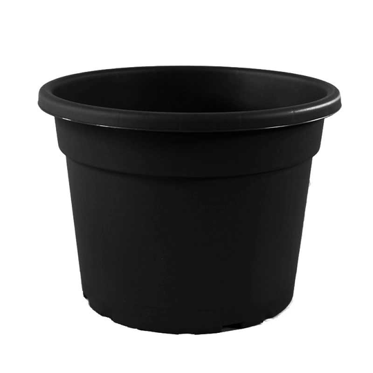 Plastkruka 33 cm, svart