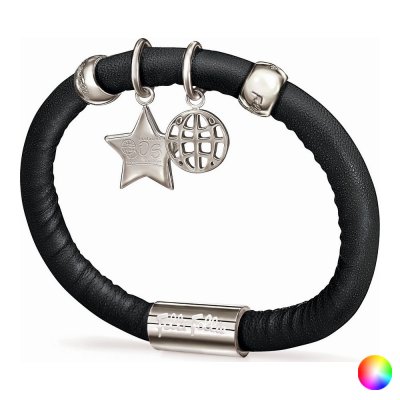 Damarmband Folli Follie 1B13F046 Läder (16 cm) (Färg: Violett)
