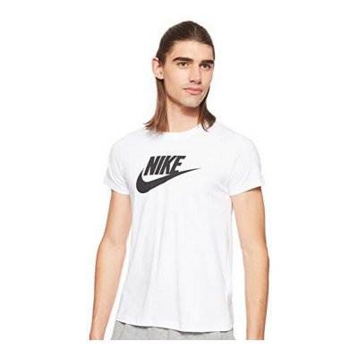 T-shirt med kortärm Herr NSW TEE ESSNTL ICON BV6169 Nike 100 Vit (Storlek: S)