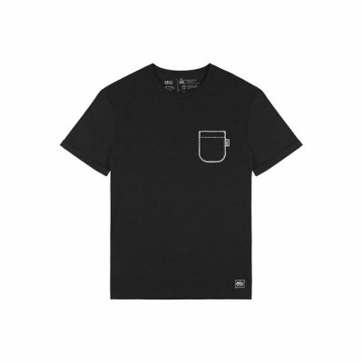 T-shirt med kortärm Herr Picture Deelwi Svart (Storlek: L)