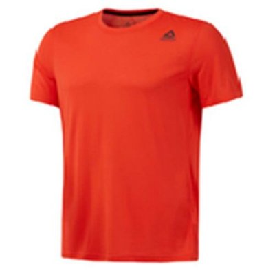 T-shirt med kortärm Herr SUPREMIUM 2.0 TEE SL Reebok D94319 Orange (Storlek: L)