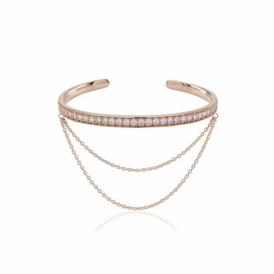 Damarmband Sif Jakobs BG006-CZ-RG Rosa Sterlingsilver (16 cm)