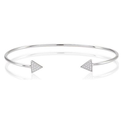 Damarmband Sif Jakobs B0095-CZ-M Vit Stål (19 cm)